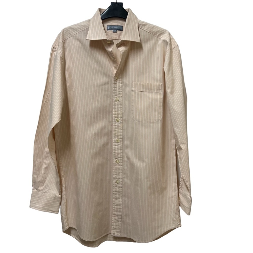 Hickey Freeman Button Down Dress Shirt Size 16.5-34